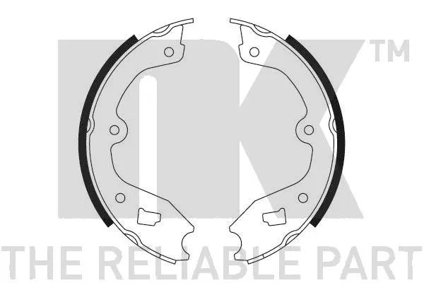 Комплект спирачна челюст NK