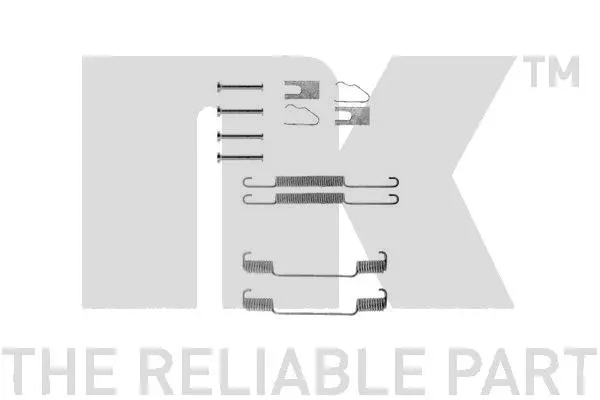 комплект принадлежности, челюсти за ръчна спирачка NK                  