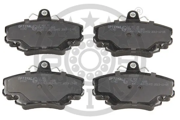 комплект спирачно феродо, дискови спирачки OPTIMAL             
