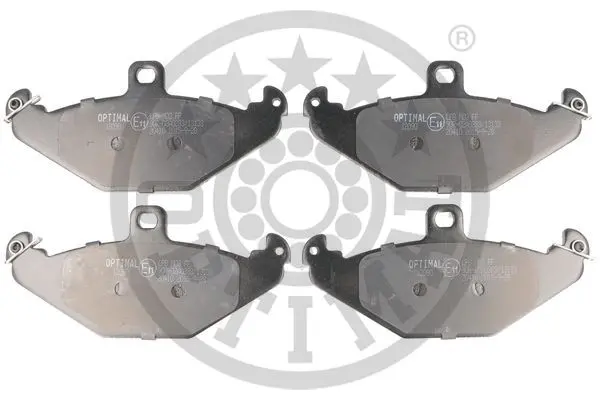 комплект спирачно феродо, дискови спирачки OPTIMAL             