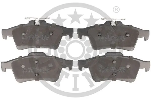 комплект спирачно феродо, дискови спирачки OPTIMAL             