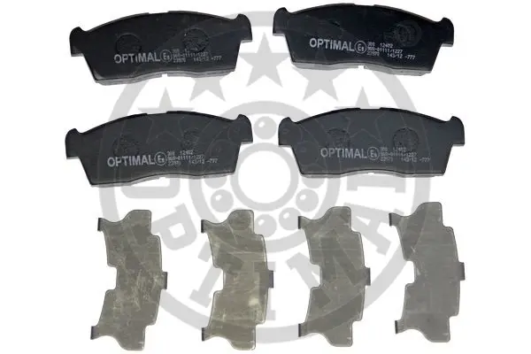 комплект спирачно феродо, дискови спирачки OPTIMAL             