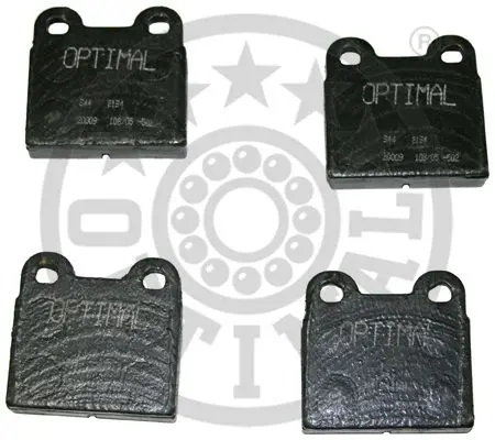 комплект спирачно феродо, дискови спирачки OPTIMAL             