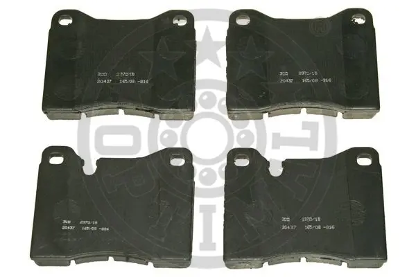 комплект спирачно феродо, дискови спирачки OPTIMAL             