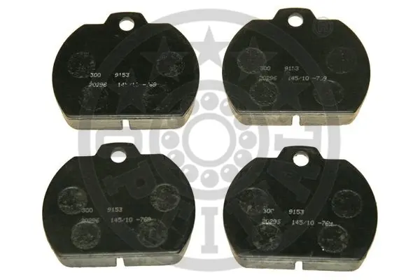 комплект спирачно феродо, дискови спирачки OPTIMAL             