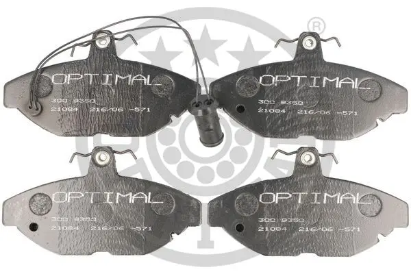 комплект спирачно феродо, дискови спирачки OPTIMAL             