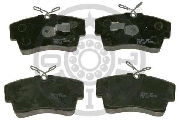 комплект спирачно феродо, дискови спирачки OPTIMAL             