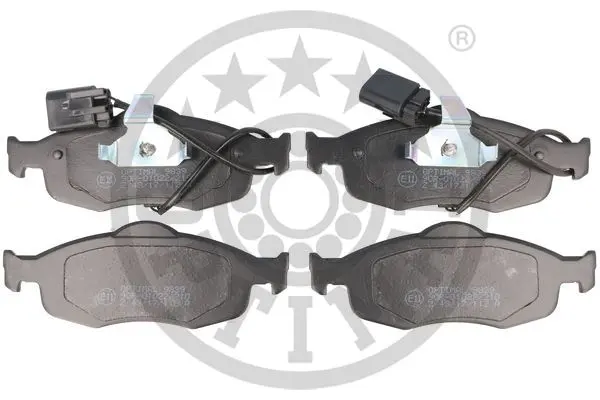 комплект спирачно феродо, дискови спирачки OPTIMAL             