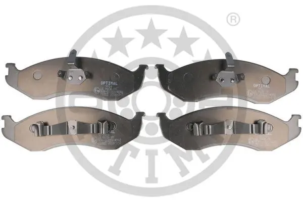комплект спирачно феродо, дискови спирачки OPTIMAL             