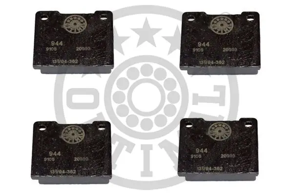 комплект спирачно феродо, дискови спирачки OPTIMAL             