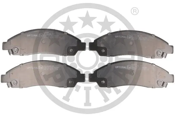 комплект спирачно феродо, дискови спирачки OPTIMAL             