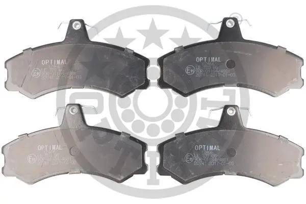комплект спирачно феродо, дискови спирачки OPTIMAL             