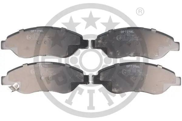 комплект спирачно феродо, дискови спирачки OPTIMAL             