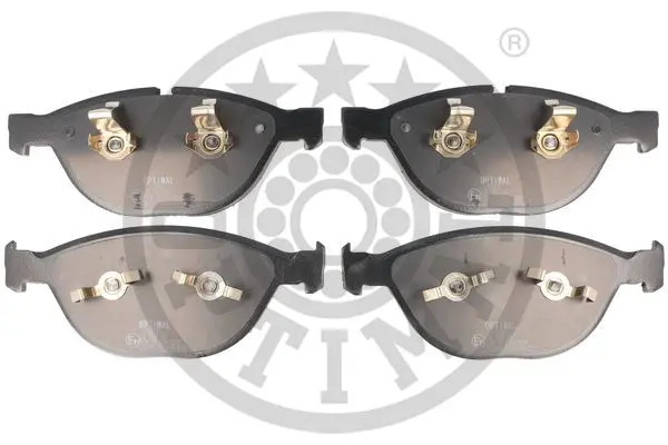 комплект спирачно феродо, дискови спирачки OPTIMAL             