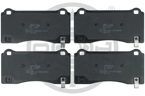 комплект спирачно феродо, дискови спирачки OPTIMAL             