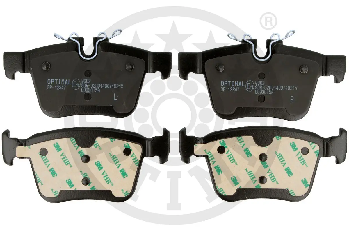 Комплект спирачно феродо, дискови спирачки OPTIMAL