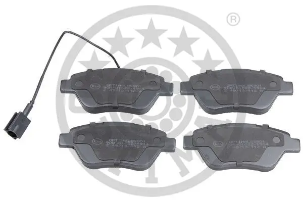 комплект спирачно феродо, дискови спирачки OPTIMAL             