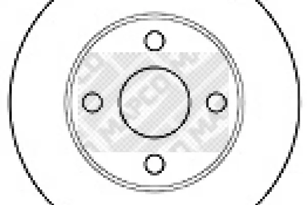 спирачен диск MAPCO               