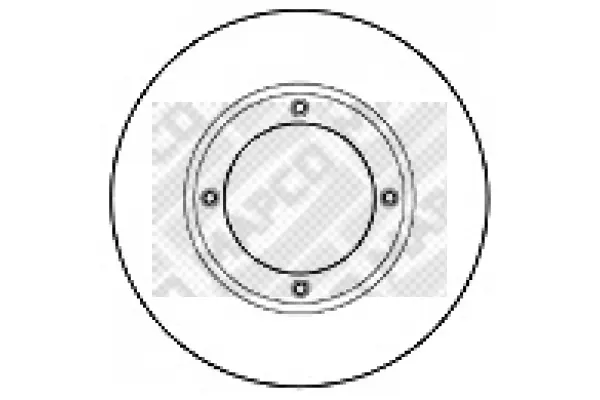 спирачен диск MAPCO               