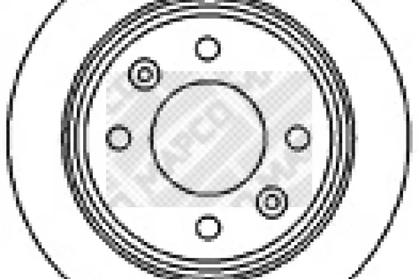 спирачен диск MAPCO               