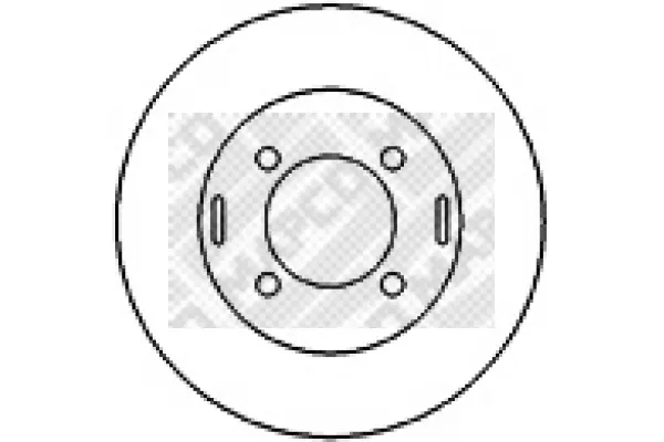 спирачен диск MAPCO               