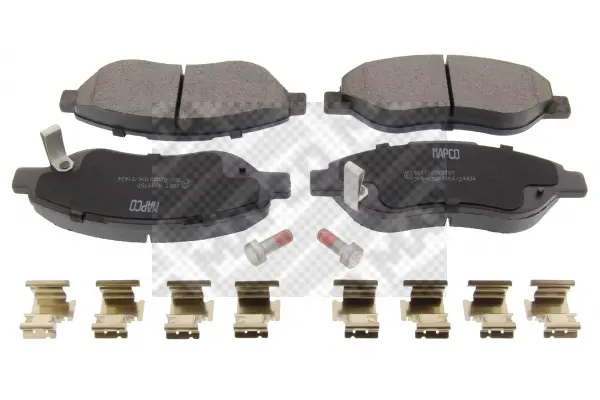 комплект спирачно феродо, дискови спирачки MAPCO               