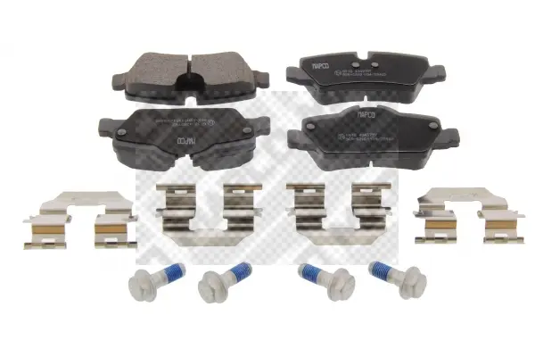 комплект спирачно феродо, дискови спирачки MAPCO               