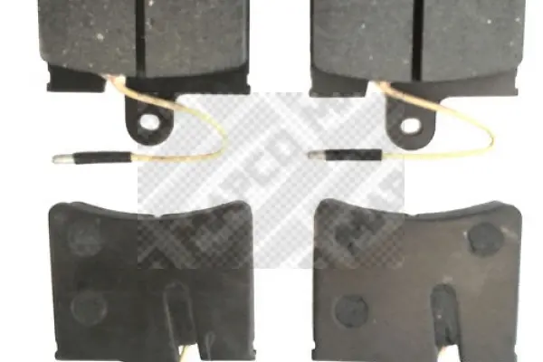 комплект спирачно феродо, дискови спирачки MAPCO               