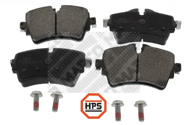 комплект спирачно феродо, дискови спирачки MAPCO               