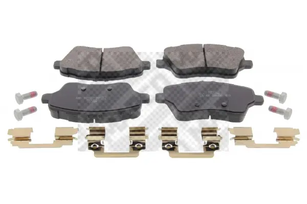 комплект спирачно феродо, дискови спирачки MAPCO               