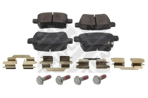 комплект спирачно феродо, дискови спирачки MAPCO               