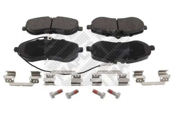 комплект спирачно феродо, дискови спирачки MAPCO               