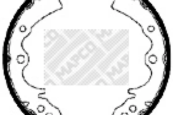 комплект спирачна челюст MAPCO               