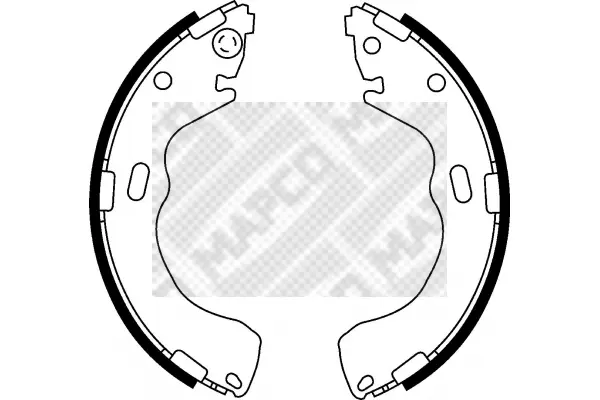 комплект спирачна челюст MAPCO               
