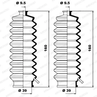 комплект маншон, кормилно управление MOOG                