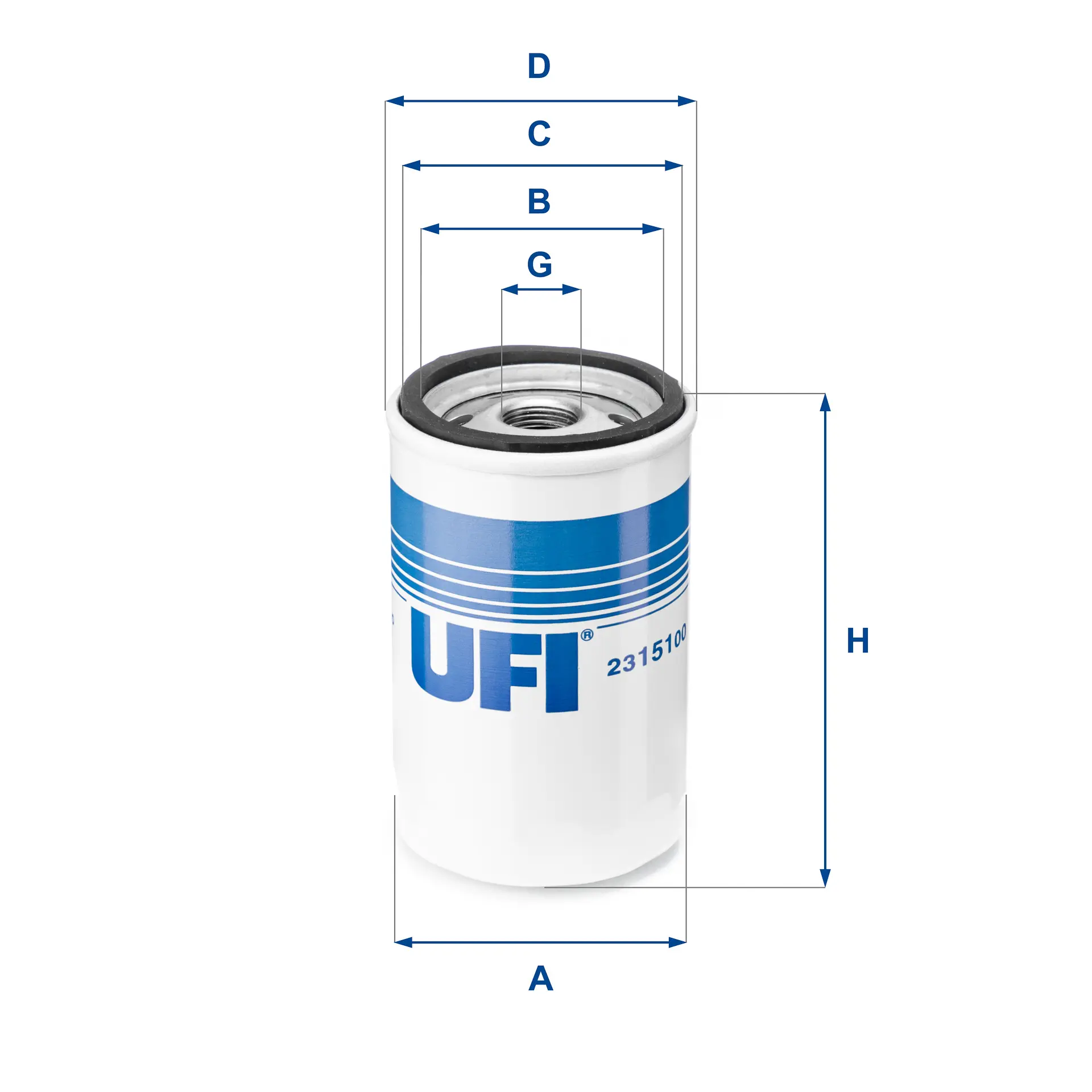 маслен филтър UFI                 