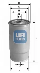 Горивен филтър UFI
