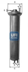 Горивен филтър UFI