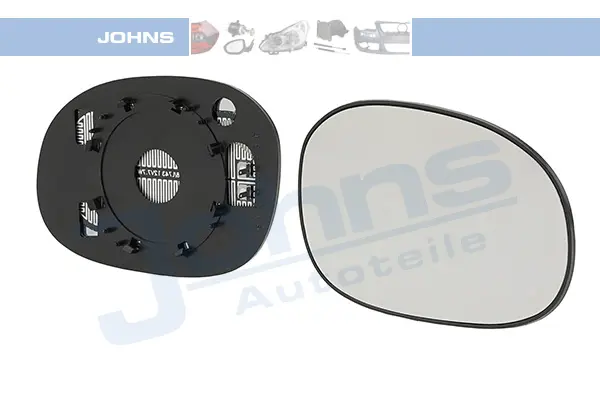 стъкло на огледало, външно огледало JOHNS               