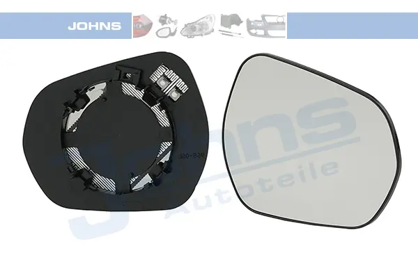 стъкло на огледало, външно огледало JOHNS               