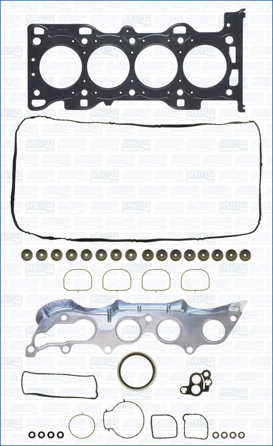 комплект гарнитури, цилиндрова глава AJUSA               