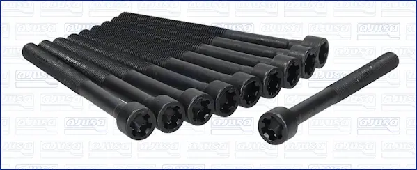 комплект болтове на капака на клап. (на цилиндровата глава) AJUSA               