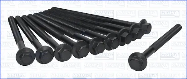 комплект болтове на капака на клап. (на цилиндровата глава) AJUSA               