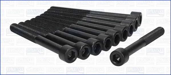 комплект болтове на капака на клап. (на цилиндровата глава) AJUSA               