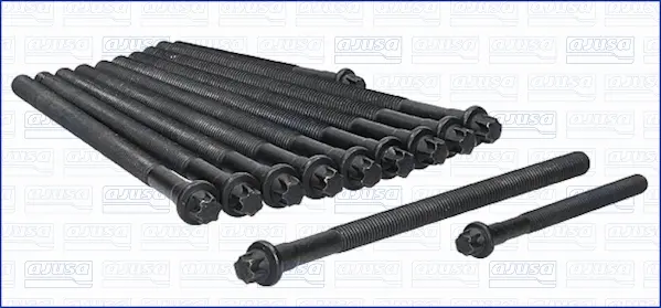 комплект болтове на капака на клап. (на цилиндровата глава) AJUSA               