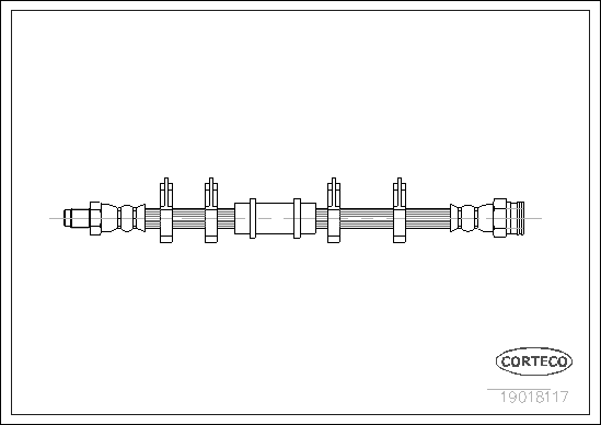 спирачен маркуч CORTECO             