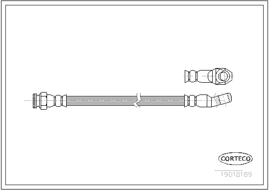 спирачен маркуч CORTECO             