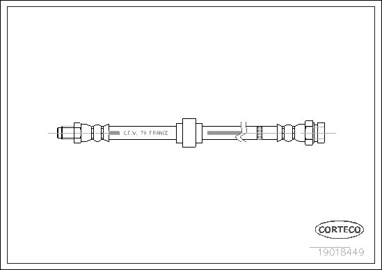 спирачен маркуч CORTECO             