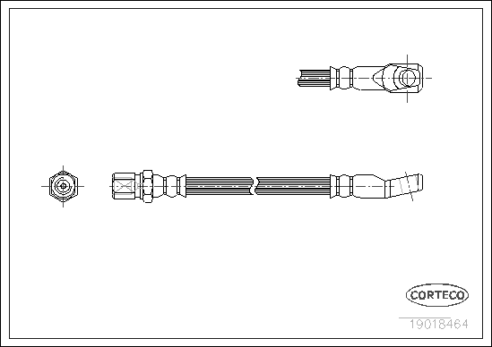 спирачен маркуч CORTECO             