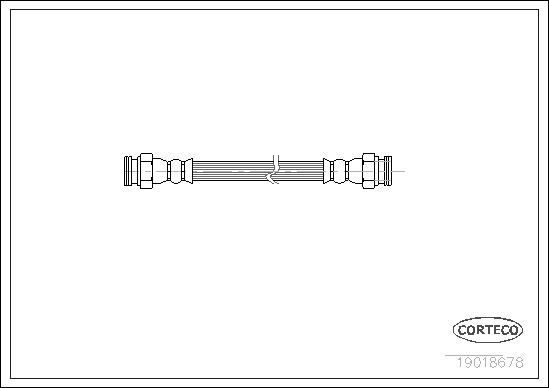 спирачен маркуч CORTECO             